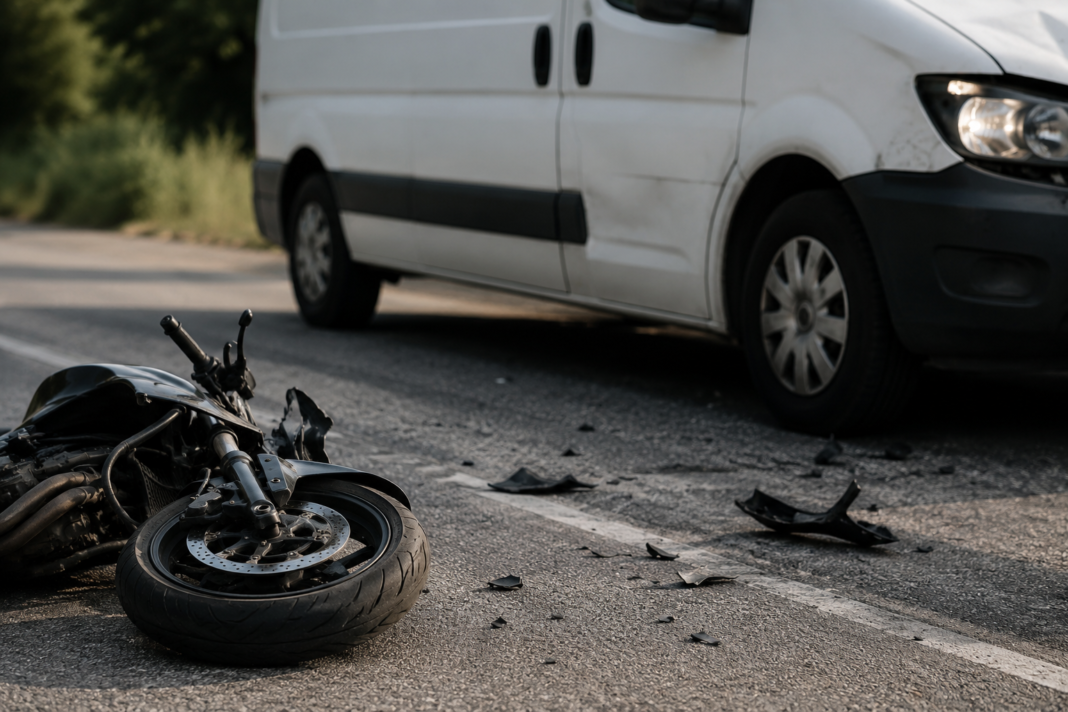 Aksident mes një kombi dhe motoçiklete në Pejë, lëndohet një person Aksident mes një kombi dhe motoçiklete në Pejë, lëndohet një person